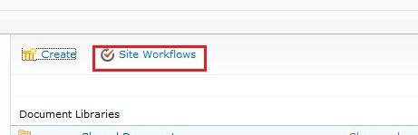 Site Workflows